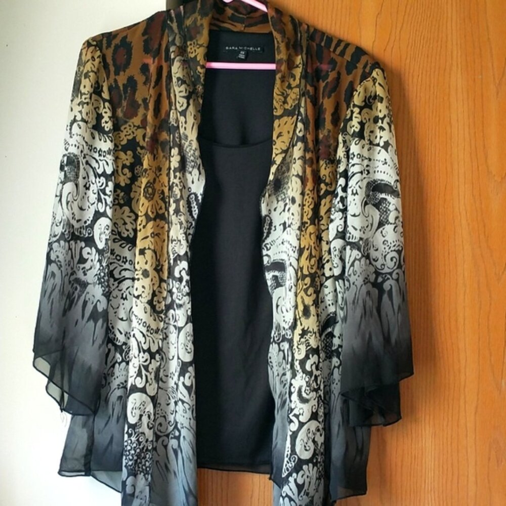 Women's Sara Michelle 2x brown cream